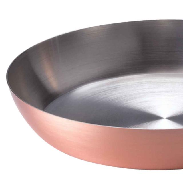 フライパン 16cm ガス火専用 ふんわり銅のぱんけーきpan （ 銅フライパン 銅製フライパン 浅型フライパン 16センチ 小さめ ミニ パンケーキ 銅のフライパン 銅鍋 銅製 ）_1