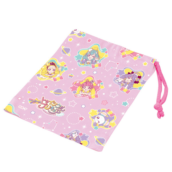 コップ袋 スター トゥインクルプリキュア 子供 キャラクター 巾着袋 幼稚園 保育園 プリキュア 巾着ポーチ 給食袋 巾着袋 子供用 コの通販はau Pay マーケット お弁当グッズのカラフルbox