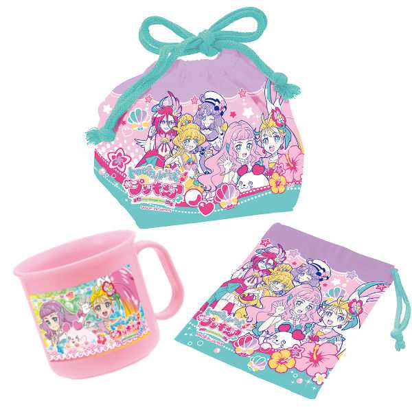 トロピカル ジュ プリキュア オリジナル3点セット コップ コップ袋 弁当袋 プリキュア プラコップ 給食袋 巾着袋 お弁当袋 コップ入の通販はau Pay マーケット リビングート