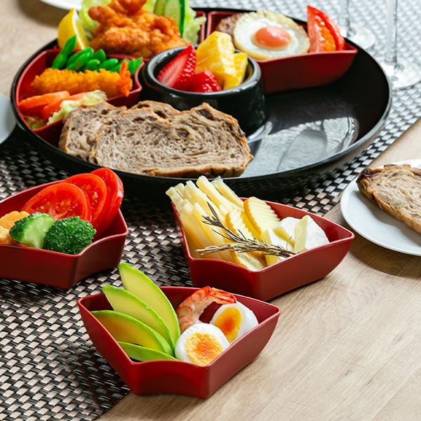 手巻き寿司セット プラスチック 食器 手巻き御膳 ふた付き しゃもじ付き オードブル容器 手巻き寿司 食器 お皿 オードブル皿 パーティの通販はau Pay マーケット お弁当グッズのカラフルbox