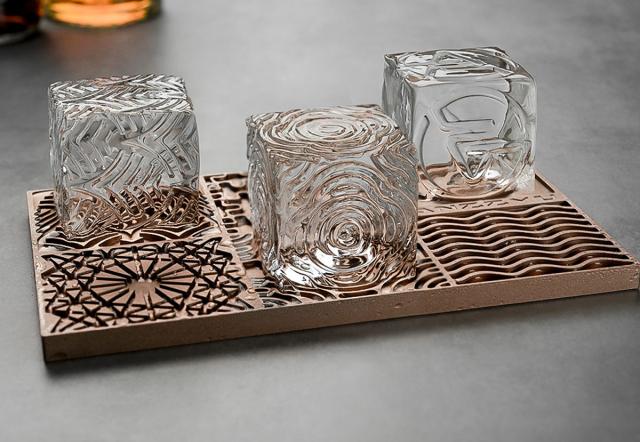 ANZZYU 氷用刻印板 1枚 アルミ製 （ アンズジュ 製氷 氷用 刻印 アイスボールメーカー アイスメーカー 透明氷 氷 おしゃれ BAR 家飲み 宅飲み シンプル こおり アイス クリア 製氷グッズ アイスボール ）_8