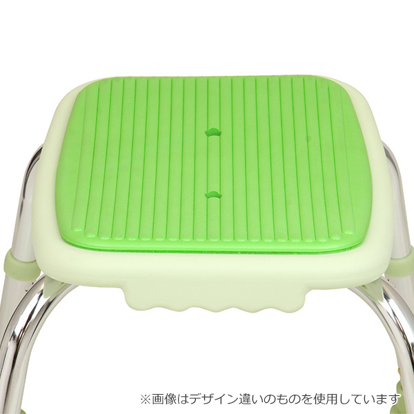 シャワーベンチ折りたたみ式介護用風呂椅子 高さ調整付き 緑