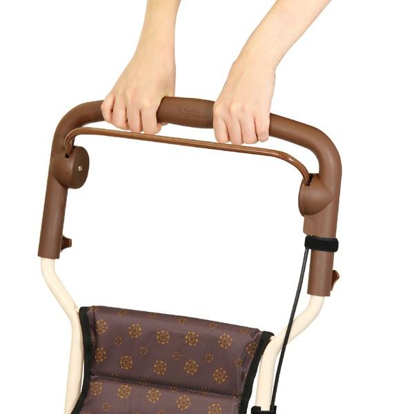 ■在庫限り・入荷なし■シルバーカー ミドルタイプ ルミド （ 折りたたみ 手押し車 歩行補助 軽量 座れる シニア おしゃれ 大容量 折り畳み ショッピングカート シニアカート ブレーキレバー付き ストッパー付き 高さ調節 反射機能 ）