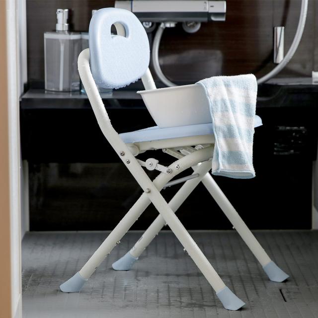 シャワーチェア 背付 折りたたみ 3段階 高さ調整 テイコブ シャワーベンチ 介護イス （ 風呂椅子 介護 折り畳み 背もたれ お風呂 椅子 ベンチ 風呂イス チェア 介護用 風呂 イス 介護用品 入浴補助 幸和製作所 ）の通販は