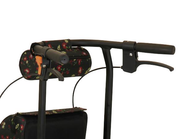 シルバーカー ミドルタイプ ラウンディ コンパクト 幸和製作所 おしゃれ （ カート 歩行器 歩行車 折りたたみ 軽量 U字型ハンドル 歩行補助 介護 高齢者 アルミ製 歩行補助車 手押し車 散歩 高さ調節 座面付き シニア 老人 ）_8