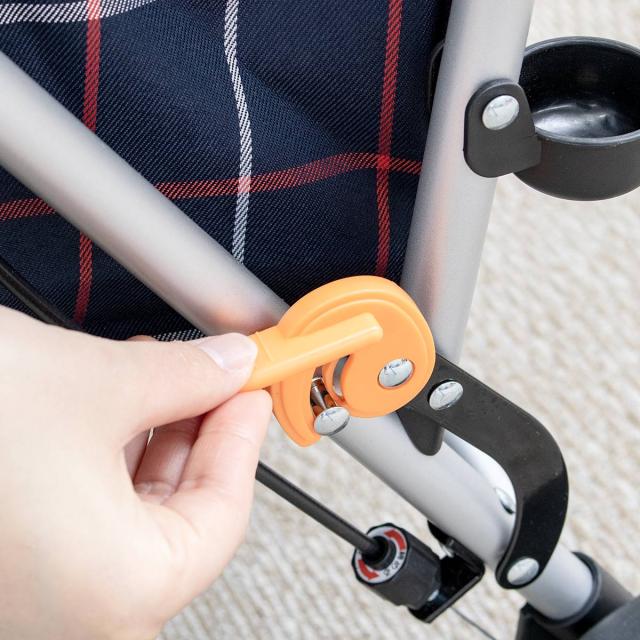 シルバーカー スタンダードタイプ テイコブ コンパクト 座れる 幸和製作所 （ カート 歩行器 歩行車 折りたたみ 軽量 アルミ製 大容量 介護 高齢者 おしゃれ 歩行補助 買い物 介護用 高さ調節 座面付き シニア ）_16