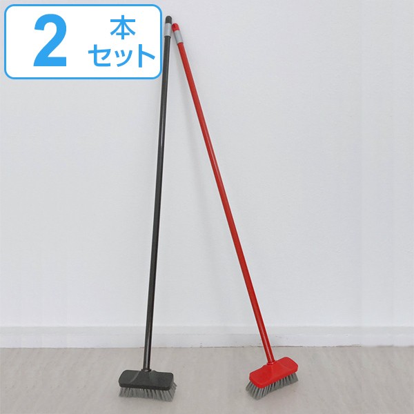 デッキブラシ 2本セット Ka Z Clean 全長127cm ロング ブラシ 清掃 玄関掃除 タイル バルコニー ウッドデッキ 磨き 柄 長い 掃除グッの通販はau Pay マーケット リビングート