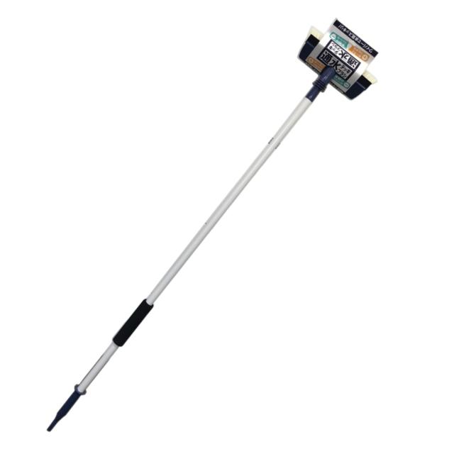 デッキブラシ 5本セット 通水 屋外用 （ ブラシ 玄関タイル タイル掃除 ホース 水洗い ロング スチール 工事現場 備品 学校 自治会 作業備品 掃除 掃除グッズ ）_3