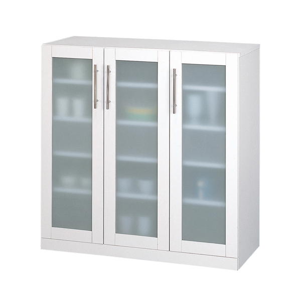 ホワイトキッチン収納キャビネット ○ ニトリ、キッチンキャビネット、白、キッチン収納