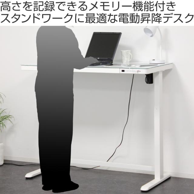 電動昇降式デスク✨高さメモリー機能✨USB・コンセント付✨120x60cm Amazon | FLEXISPOT 電動式スタンディングデスク(幅120×奥行60
