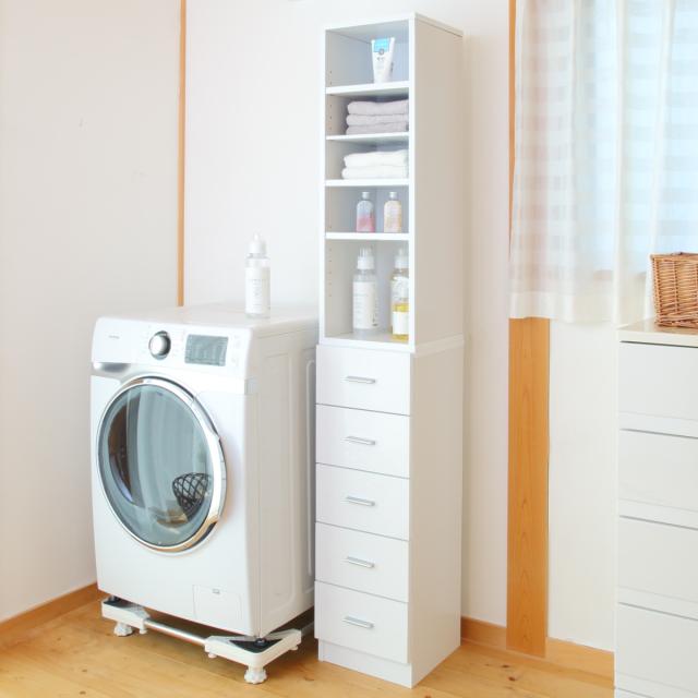 スリムラック 幅30cm 収納ラック 棚 すき間収納 ストッカー 引出し5段 ( ラック 本棚 チェスト キッチン収納 ランドリー A4対応 タオル収納 上下分割 セパレート 隙間 ブラウン ホワイト 可動棚 )の通販は スリムラック 幅30cm 収納ラック 棚 すき間収納 ストッカー 引出し5段 ( ラック 本棚 チェスト キッチン収納 ランドリー A4対応 タオル収納 上下分割 セパレート 隙間 ブラウン ホワイト 可動棚 )の通販は