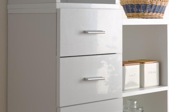 スリムラック 幅30cm 収納ラック 棚 すき間収納 ストッカー 引出し5段 ( ラック 本棚 チェスト キッチン収納 ランドリー A4対応 タオル収納 上下分割 セパレート 隙間 ブラウン ホワイト 可動棚 )の通販は スリムラック 幅30cm 収納ラック 棚 すき間収納 ストッカー 引出し5段 ( ラック 本棚 チェスト キッチン収納 ランドリー A4対応 タオル収納 上下分割 セパレート 隙間 ブラウン ホワイト 可動棚 )の通販は