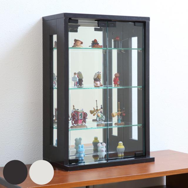 卓上コレクションケース 幅40cm 縦型 ガラス （ コレクションラック