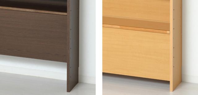 ヘッドボード 幅93.5cm 高さ90cm 宮棚 日本製 （ 後付 棚 ラック 薄型 可動棚 ベッドフレーム 収納 省スペース ヘッドボードのみ 飾り棚 シェルフ ナチュラル ブラウン ホワイト ）_13
