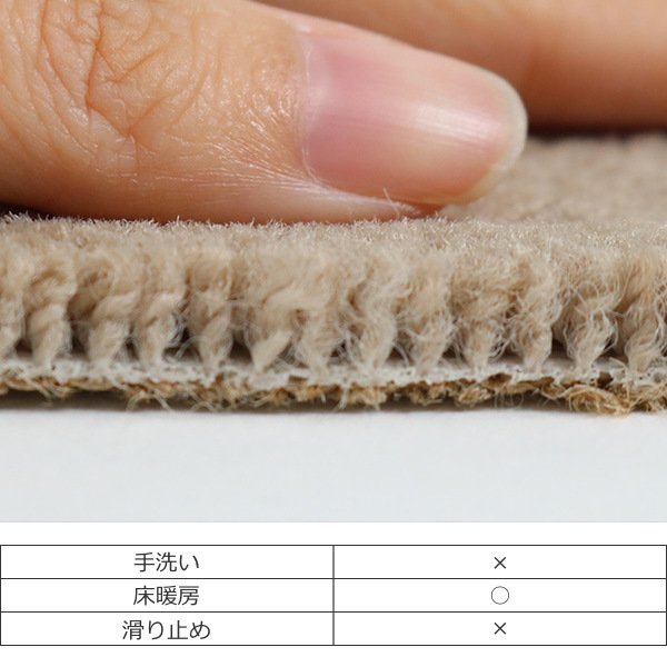 キッチンマット 1cm単位 オーダー 60×201〜220cm レモード3 オーバーロック加工 （ 日本製 キッチン マット サイズオーダー 60cm イージーオーダー 防炎 抗菌 防ダニ 制電 台所マット 長さ選べる ）_5