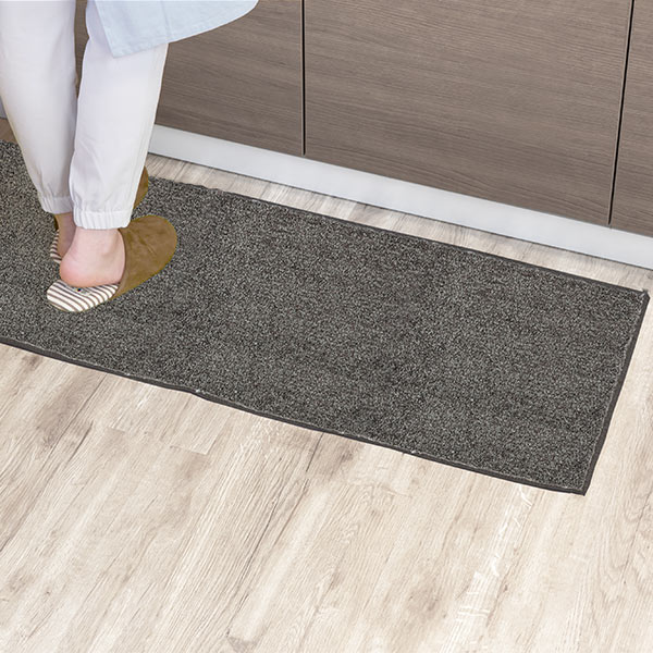 キッチンマット 1cm単位 オーダー 45×221〜240cm エミネンス オーバーロック加工 （ 日本製 キッチン マット サイズオーダー 45cm イージーオーダー 防炎 抗菌 防ダニ 制電 台所マット 長さ選べる ）_9