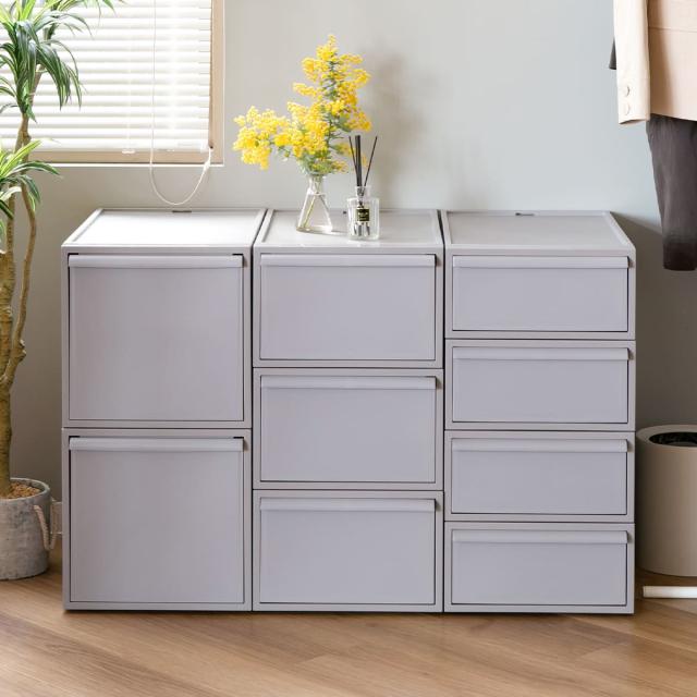 収納ケース 引き出し L 幅32×奥行52×高さ31.8cm クローゼットシステム