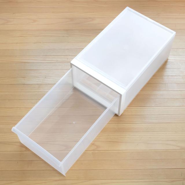 収納ケース 引き出しタイプ クローゼットシステム 高さ21.5cm 日本製 同色3個セット （ 収納 衣装ケース 収納ボックス クローゼット収納 プラスチック 押入れ収納 スタッキング 積み重ね プラスチック製 衣類ケース 引き出し ）_12