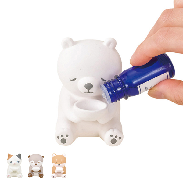 アロマディフューザー 陶器 ねむねむアニマルズ 座り アロマ アロマストーン 素焼き オフィス 小型 自然気化 卓上 電源不要 電気不要 の通販はau Pay マーケット お弁当グッズのカラフルbox