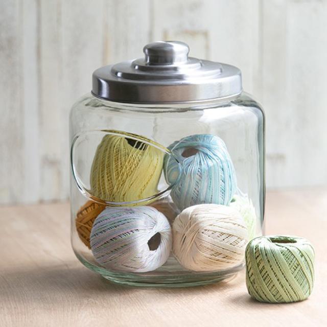 保存容器 4.5L クッキージャー ガラス ワイド （ キャニスター ガラス