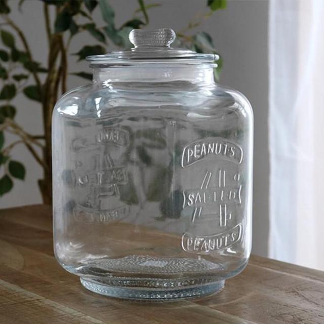 保存容器 5L ガラスクッキージャー ガラス （ キャニスター