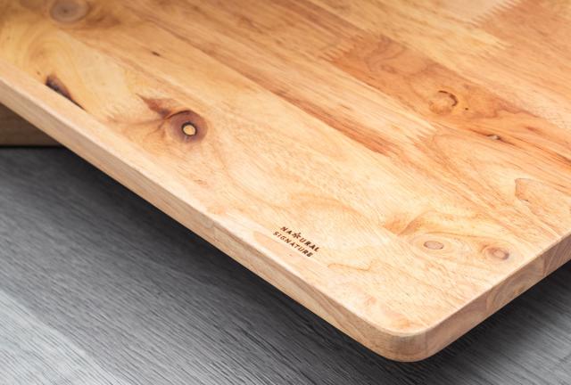 パーテーション風 ジグザグシェルフ 幅135cm ラバーウッド 無垢材 （ ジグザグ シェルフ オープンラック 天然木 NATURAL SIGNATURE 木製 シンプル 飾り棚 ラック 棚 間仕切り ）