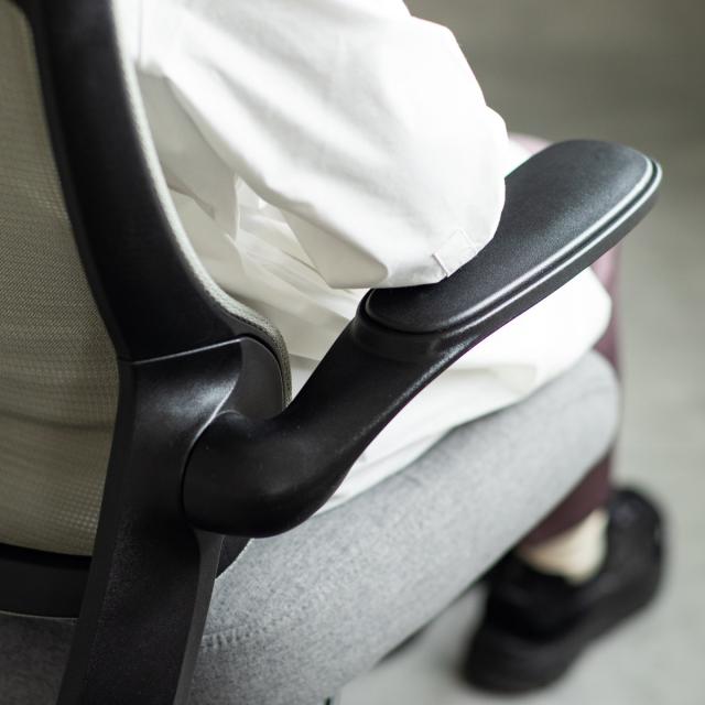 オフィスチェア メッシュ ハイバックタイプ 昇降式 座面高47〜56.5cm フェイト （ ワークチェア パソコンチェア 肘掛け デスクチェア ロッキング機能 座面 高さ調節 キャスター付き PCチェア チェア イス オフィス 仕事 勉強 ）_15