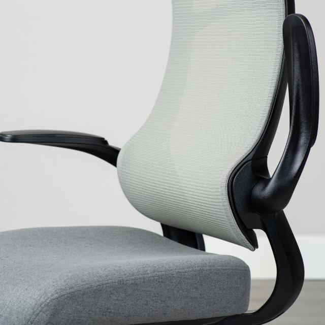 オフィスチェア メッシュ ハイバックタイプ 昇降式 座面高47〜56.5cm フェイト （ ワークチェア パソコンチェア 肘掛け デスクチェア ロッキング機能 座面 高さ調節 キャスター付き PCチェア チェア イス オフィス 仕事 勉強 ）_16