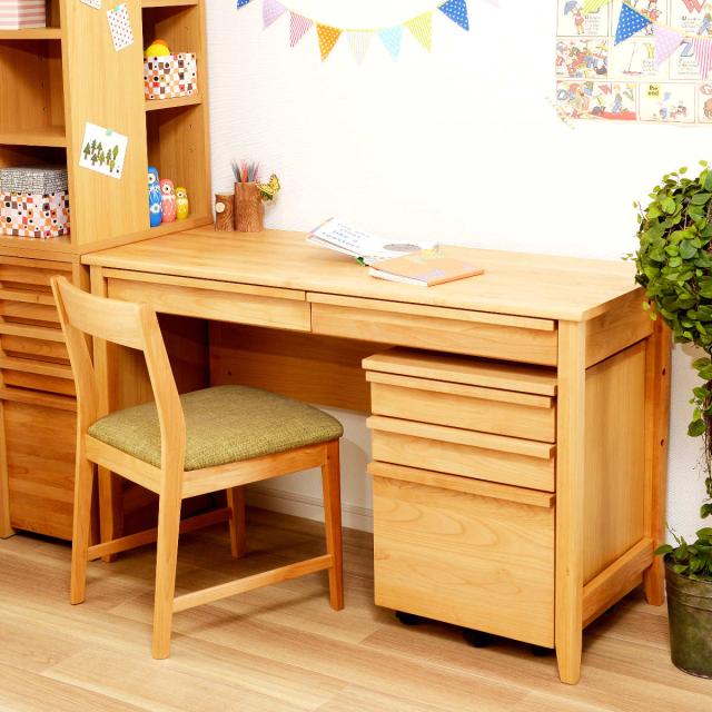 【ダークブラウン】パソコンデスク引き出し付き3段シェルフ付パソコンデスク学習机 ダークブラウン】パソコンデスク 引き出し付き 3段シェルフ付