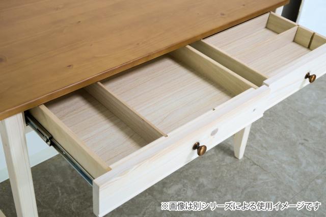 学習机 幅100cm 引出し付 トライR （ デスク 学習デスク 机 勉強机 木製 天然木 引き出し A3 A4 リビング学習 パソコンデスク ワークデスク リビングデスク 書斎 木製デスク シンプルデスク PCデスク モダン ）_5
