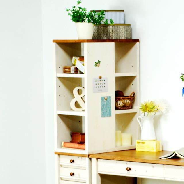 新品】パソコンデスク 机 学習机 右棚左棚 幅107cm YeTomデスクl字