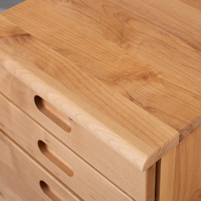 デスクワゴン キャスター付 3段 幅42cm フォレスト （ ワゴン サイドワゴン 引き出し 収納 デスク横 デスク下 サイドチェスト 脇机 キャビネット サイドキャビネット 書類 整理 整頓 ランドセル置き シンプル ）