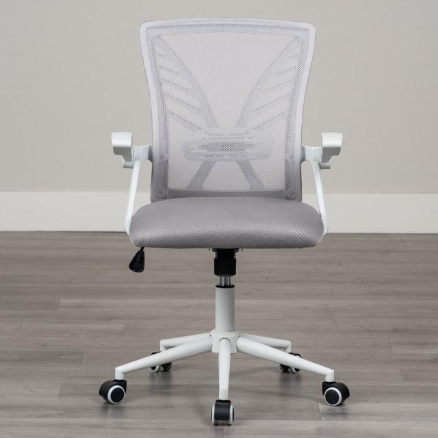 オフィスチェア 座面高47〜55cm 回転 メッシュチェア スコラ （ パソコンチェア ワークチェア ランバーサポート付き 高さ調整 肘掛け 可動式 ロッキング チェア イス キャスター付き デスクチェア オフィス ）_11