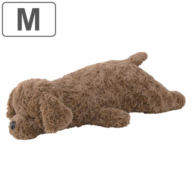 抱き枕 ねむねむアニマルズ Mサイズ ショコラ トイプードル （ 抱きまくら ぬいぐるみ 動物 犬 枕 まくら クッション ふわふわ もこもこ アニマル イヌ いぬ 洗える 手洗い 洗濯 寝具 ブラウン ）