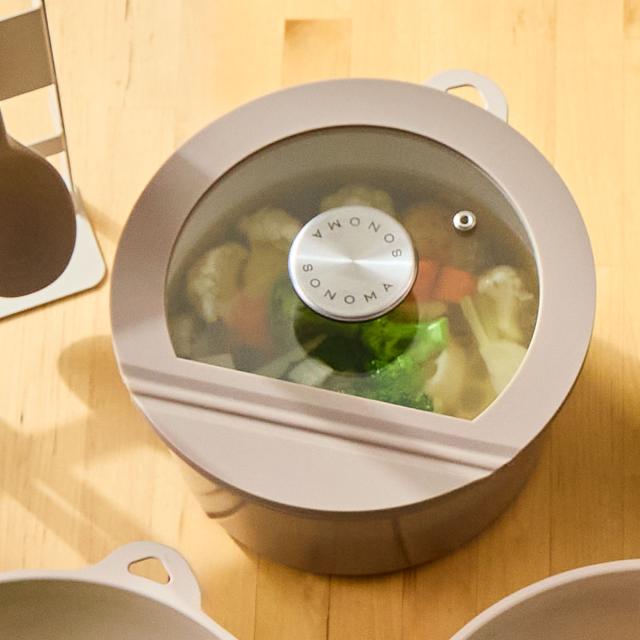 フライパン ポット 5点セット IH対応 SONOMA 着脱ハンドル ガラス蓋