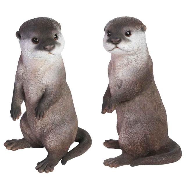 オブジェ カワウソ ペットバンク 貯金箱 （ 置物 動物 雑貨 アニマル
