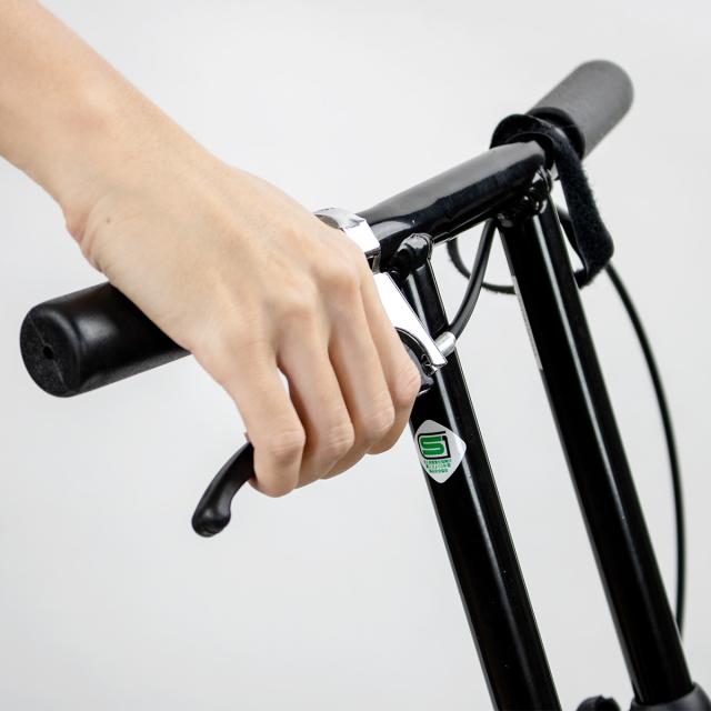 シルバーカー スリムムーヴ 軽量 コンパクト 座れる おしゃれ （ カート 歩行器 歩行車 折りたたみ アルミ製 歩行補助 介護 高齢者 収納 歩行補助車 手押し車 散歩 介護用 高さ調節 老人 シニア ）_14
