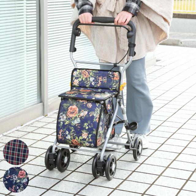 シルバーカー ミドルタイプ ルーク 幅広ハンドル 折りたたみ