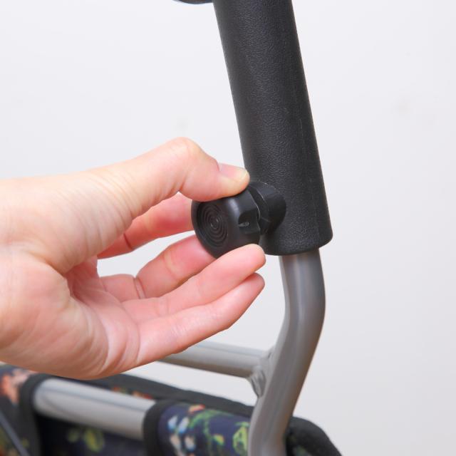 シルバーカー ミドルタイプ ルーク 幅広ハンドル 折りたたみ （ カート 歩行器 歩行車 座れる 折りたたみ コンパクト アルミ製 軽量 歩行補助 介護 高齢者 おしゃれ 歩行補助車 手押し車 買い物 介護用 高さ調節 座面付き シニア ）_11