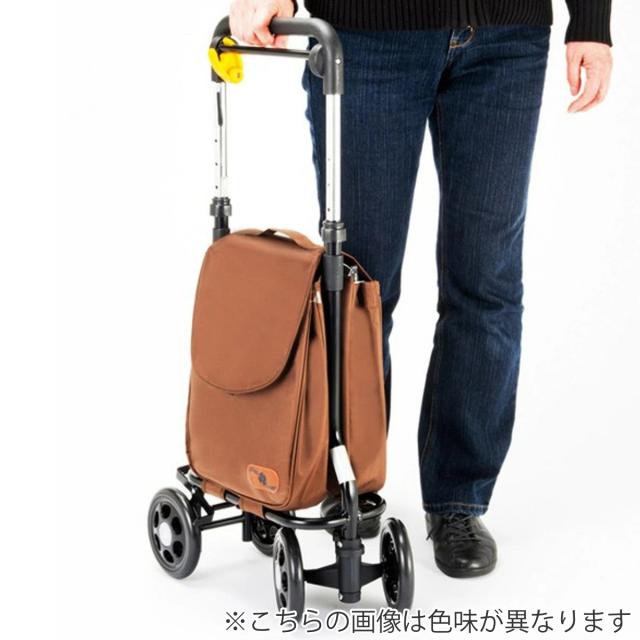 横押しカート ショッピングカート サポキャリー 4輪カート （ 買い物カート 右手専用 4輪 大容量 買い物キャリー キャリーカート 歩行補助 介護 買い物 高さ調節 キャリー カート 買い物用キャリーバッグ ）_8