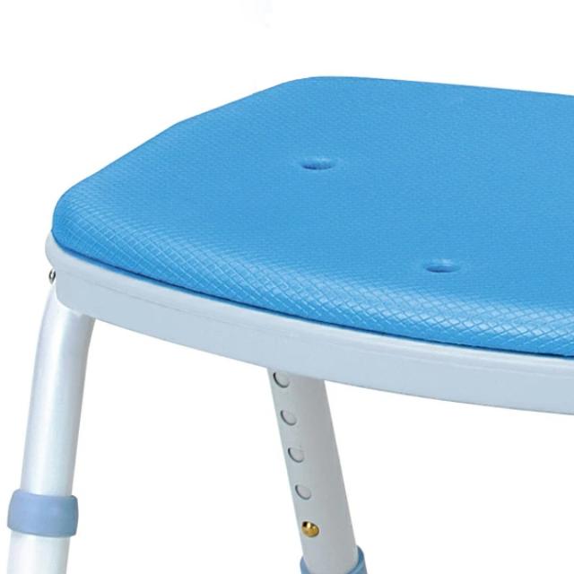 シャワーチェア 折りたたみ シャワーベンチ 背無タイプ （ シャワー チェア ベンチ 背無 7段階 高さ調整 組立 風呂いす 風呂椅子 介護 介護用 入浴用品 風呂 椅子 イス 伸縮 入浴補助 お風呂介助 入浴サポート 入浴介助 転倒防止 ）_4