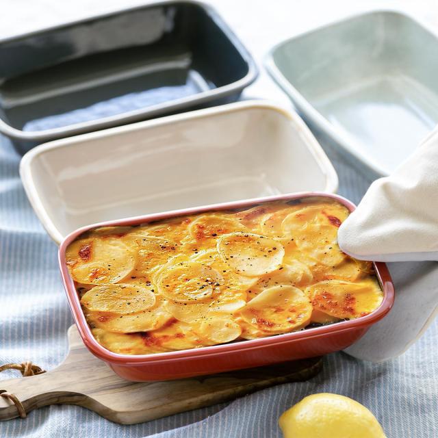 グラタン皿 25cm ラザニア HINATA 皿 食器 洋食器 耐熱 陶器 同色4個セット （ 耐熱皿 大皿 四角 スクエア 角皿 オーブンウェア 電子レンジ対応 食洗機対応 オーブン対応 おしゃれ かわいい ）の通販は 7,180円