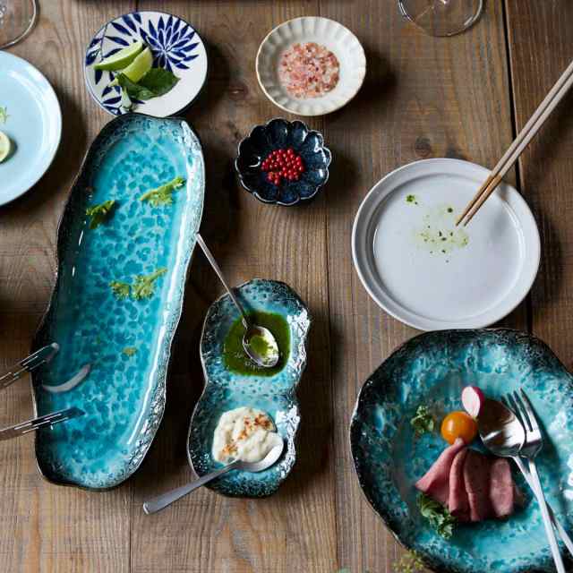 高級感 長角皿 23.5cm 長 電子レンジ対応 （ 陶器 KANADE 長角プレート 食器
