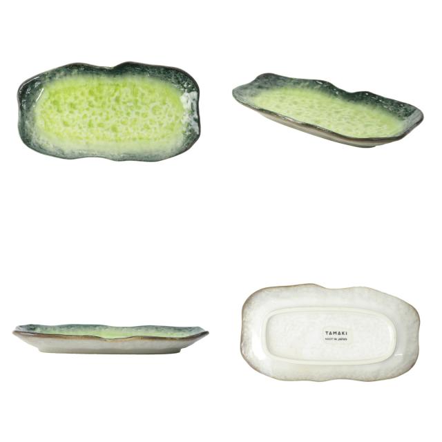 専用品　　前菜　長皿 美濃焼】 響Sushiplate 長角皿 プレート ペアセット 【株式会社