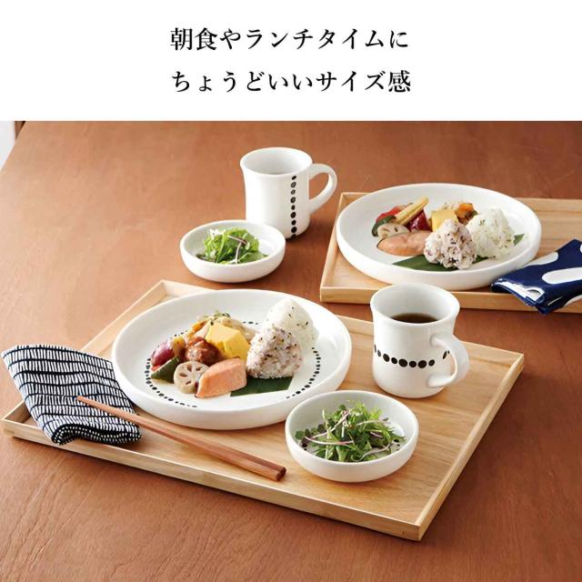 トレー 32×25cm warms 木製 ラバーウッド （ トレイ お盆 天然木 角