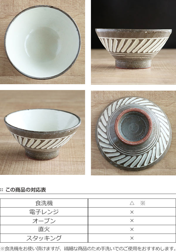 茶碗 272ml 内粉引斜め象眼 和食器 美濃焼 陶器 日本製 お茶椀 和柄 象眼 茶わん おちゃわん ご飯茶碗 渋い 食器 和風 ごはん 器 の通販はau Pay マーケット リビングート