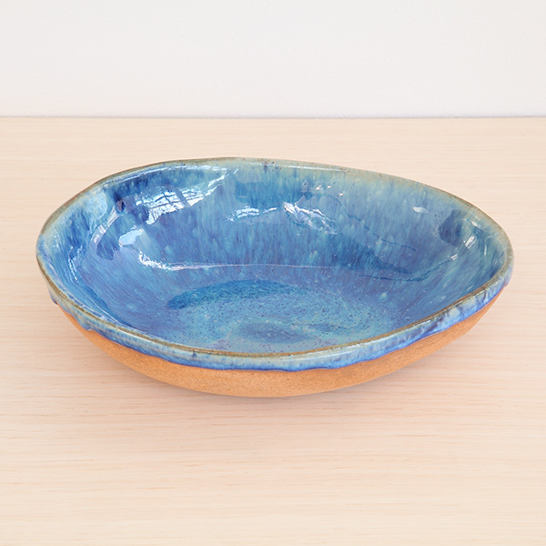 ボウル L 22cm IBUKI 瑠璃結晶 皿 食器 洋食器 陶器 日本製