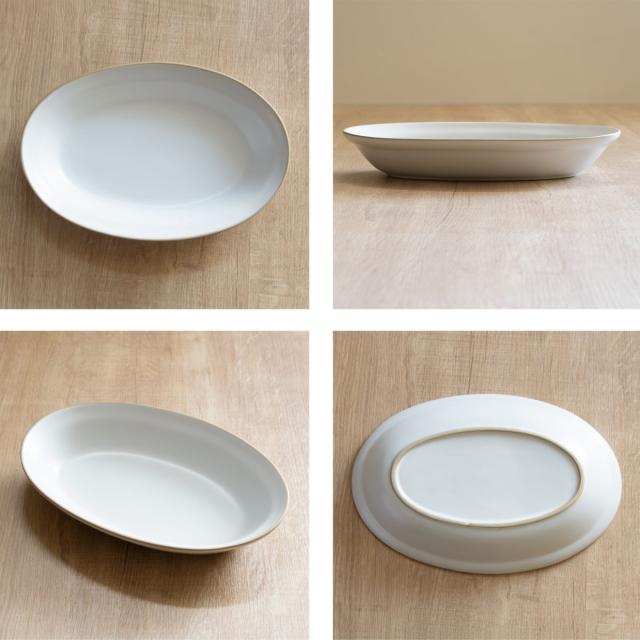 カレー皿 27cm オーバル エッジライン 陶器 ( 食洗機対応 電子 カレー皿 27cm オーバル エッジライン 陶器 ( 食洗機対応 電子