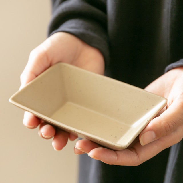 ボウル 13cm M KASANE レクタングル 陶器 （ 食洗機対応 皿 角皿