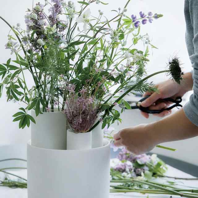 花瓶 AYA フラワーベース ロング S 陶器 （ 花びん 花器 ベース